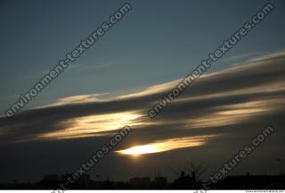 Photo Texture of Dusk Clouds